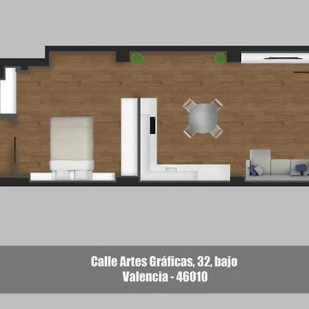 Lägenhet Loft Arts 32 Valencia